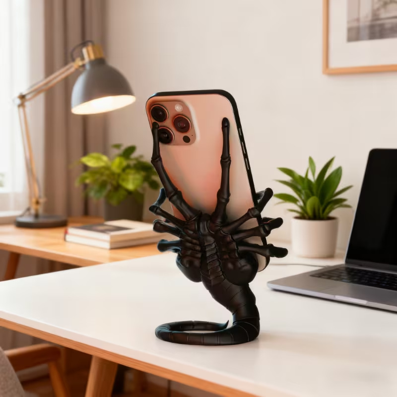 Phone Accessories Toys - Suporte Criativo para Celular Alien Facehugger,