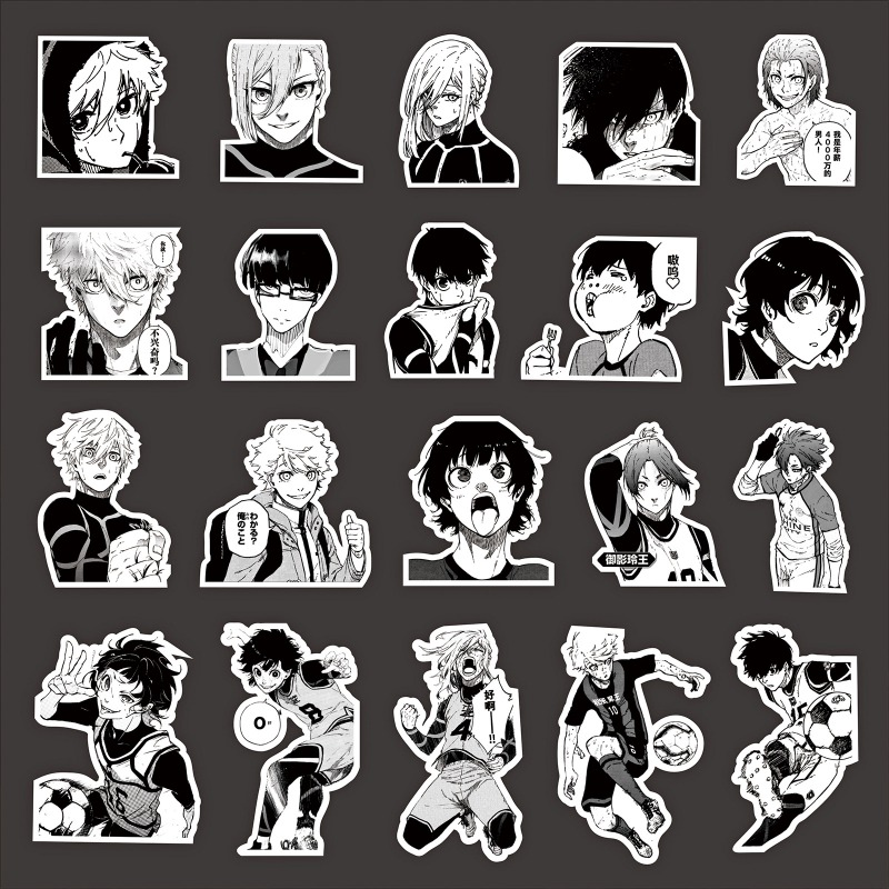 Phone Accessories Toys - 70 Adesivos de Anime Blue Lock
