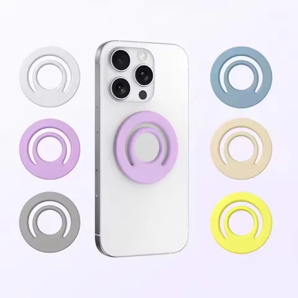 Phone Accessories Stand - Suporte de silicone magnético anel de