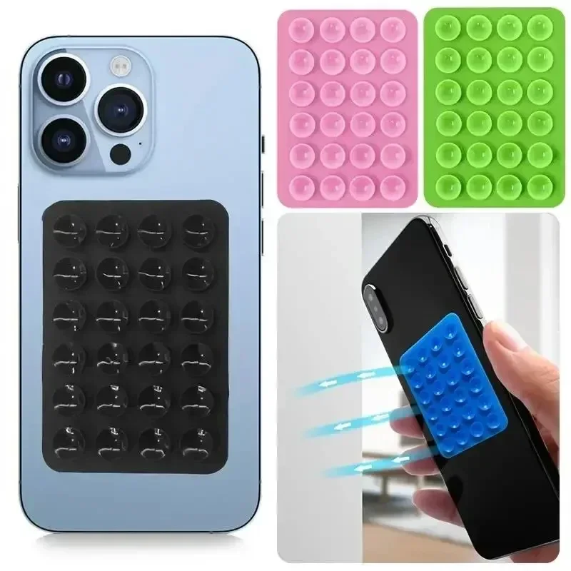 Phone Accessories Stand - Suporte Adesivo de Silicone para Smartphones,