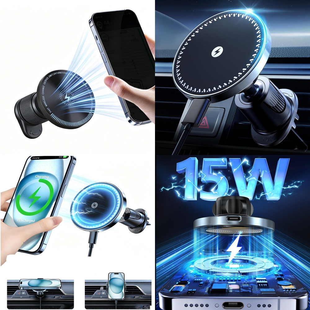 Phone Accessories Trending Products - Novo Carregador Magnético Sem Fio para