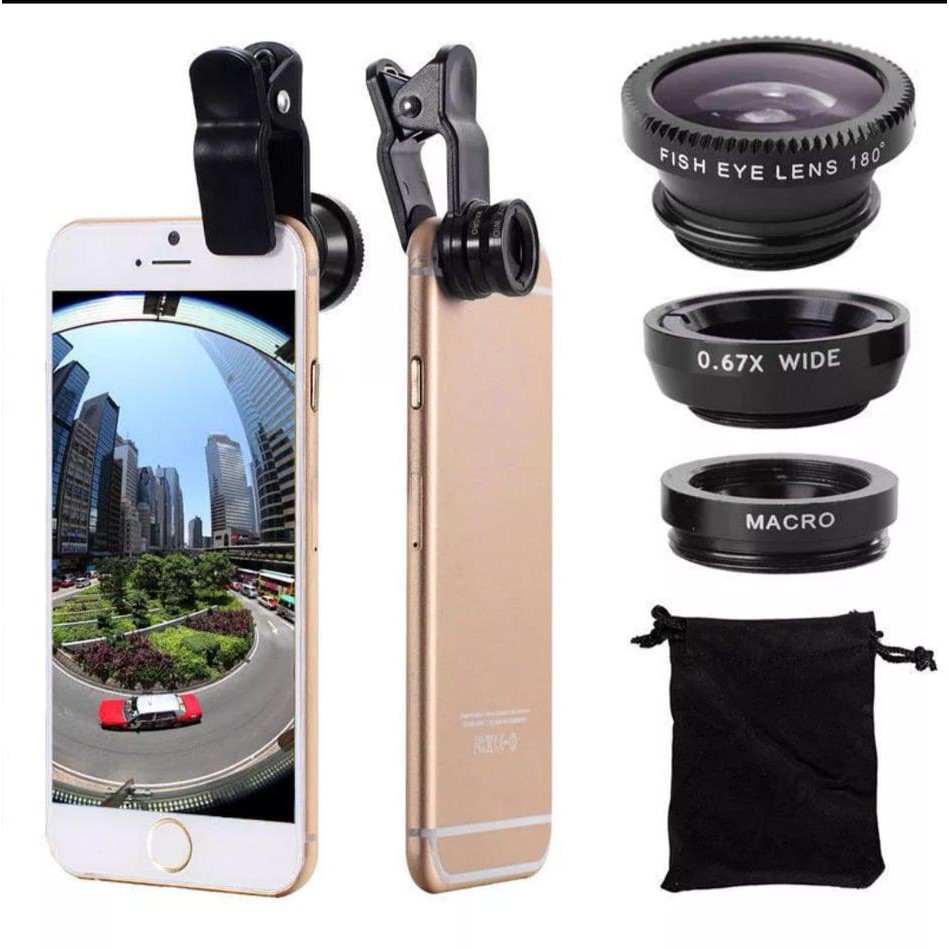 Phone Accessories For Content Creators - Kit de Lentes para Câmera de