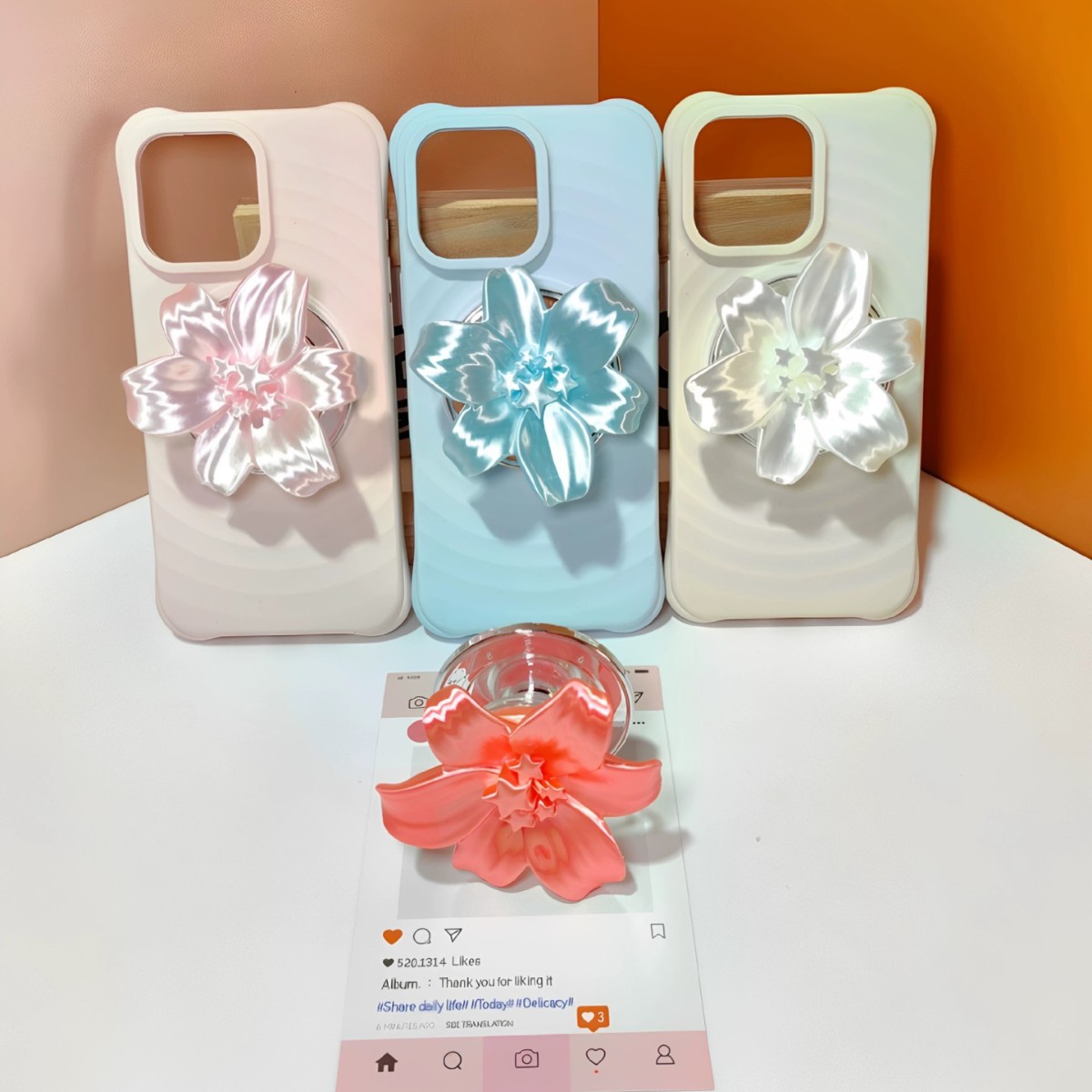 Phone Accessories Stand - Suporte Magnético para Celular com Design