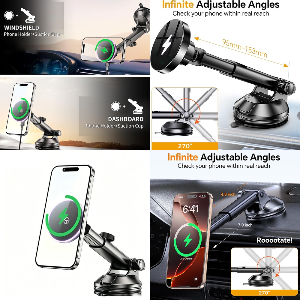 Phone Accessories Trending Products - Novos Produtos Eletrônicos 2026: Carregador Magnético