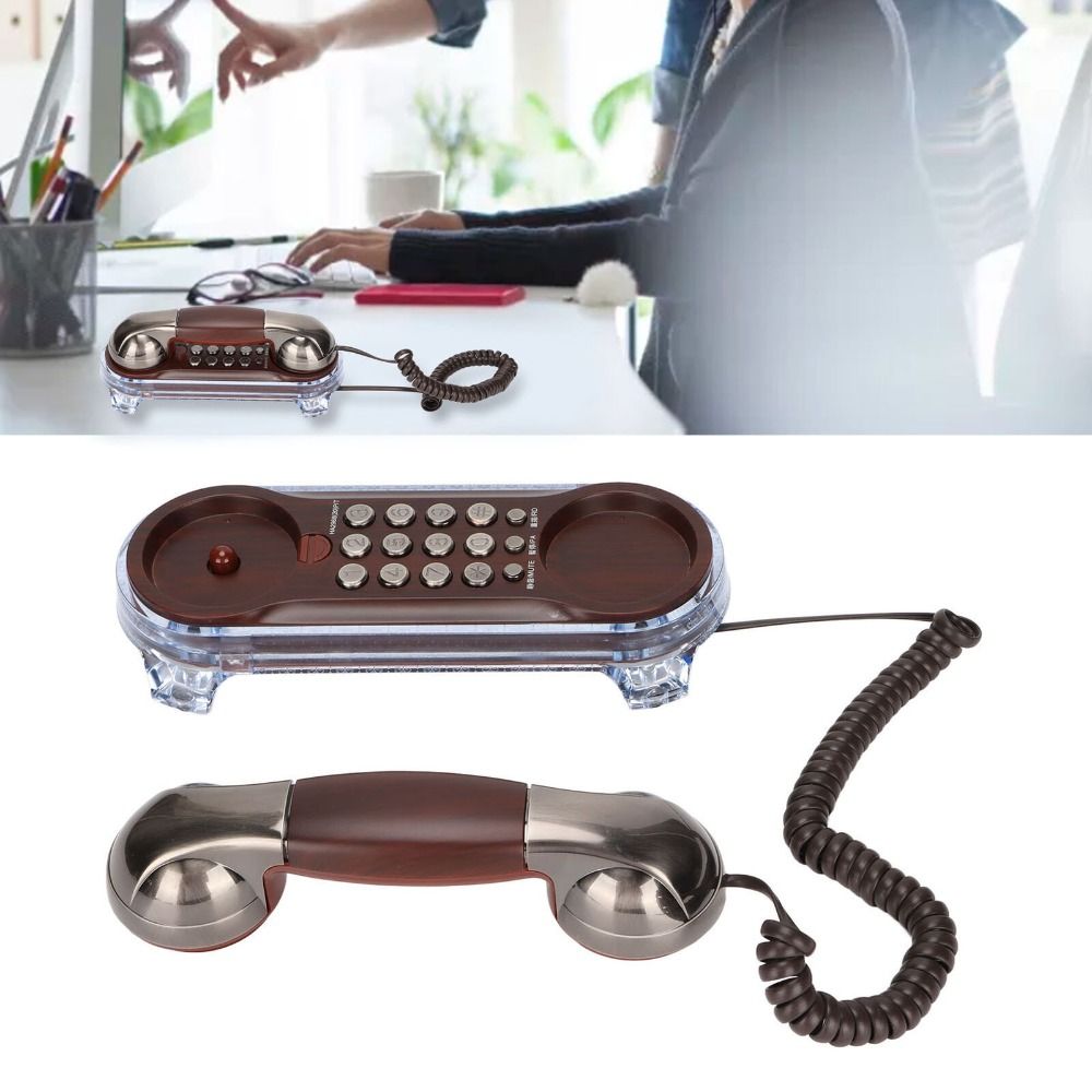 Retro Handset Phone - NOVO Telefone Fixo de Parede com