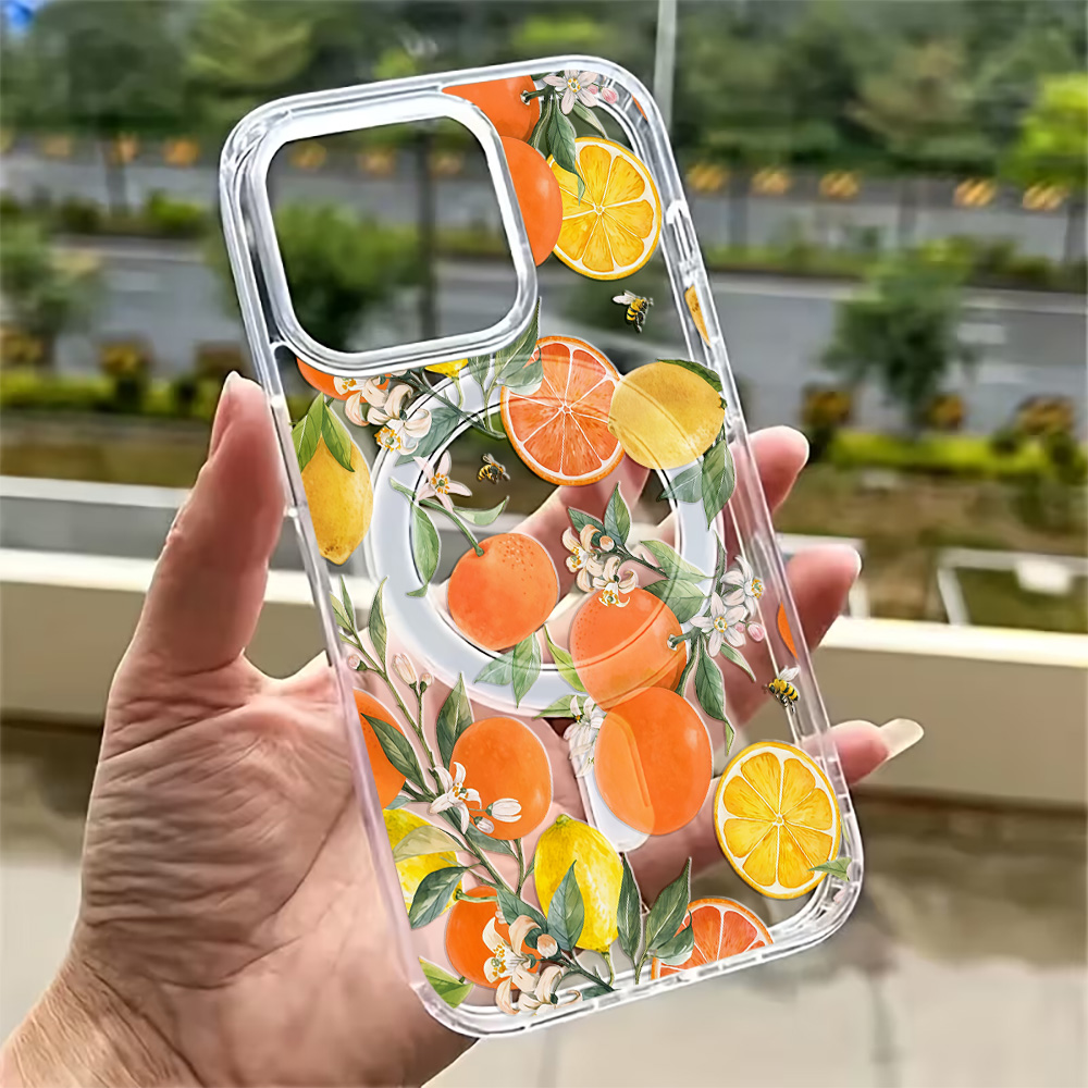 Phone Accessories List - Capa Transparente de Limão de Verão