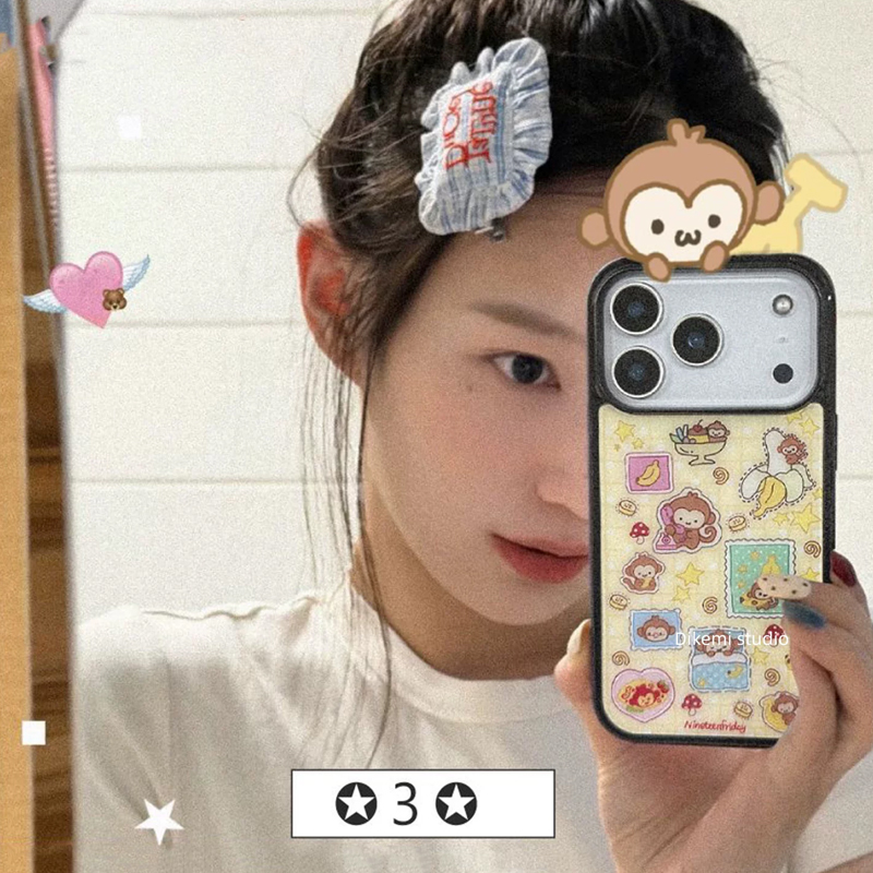 Yellow Phone Accessories - Capa de Celular Coreana Ins Azul
