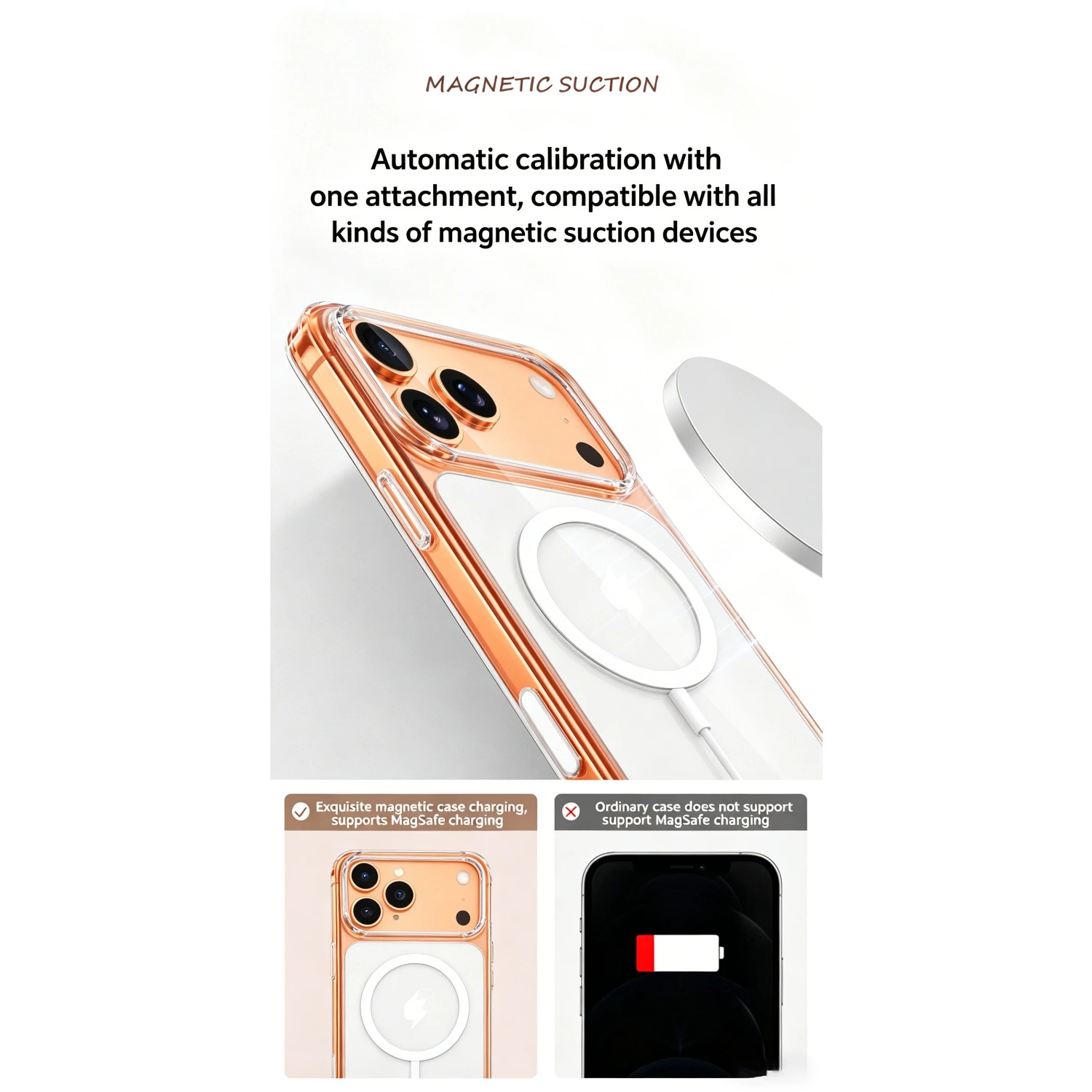 Capa Magnética Transparente pa - Yellow Phone Accessories avaliação e preço
