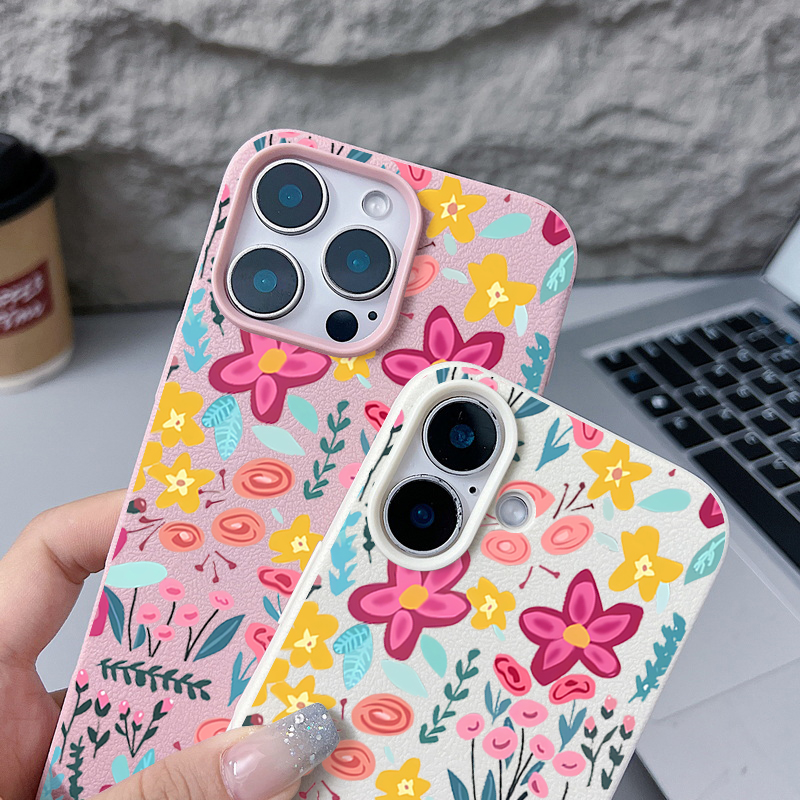 Flores coloridas caso de telef - Phone Accessories List avaliação e preço