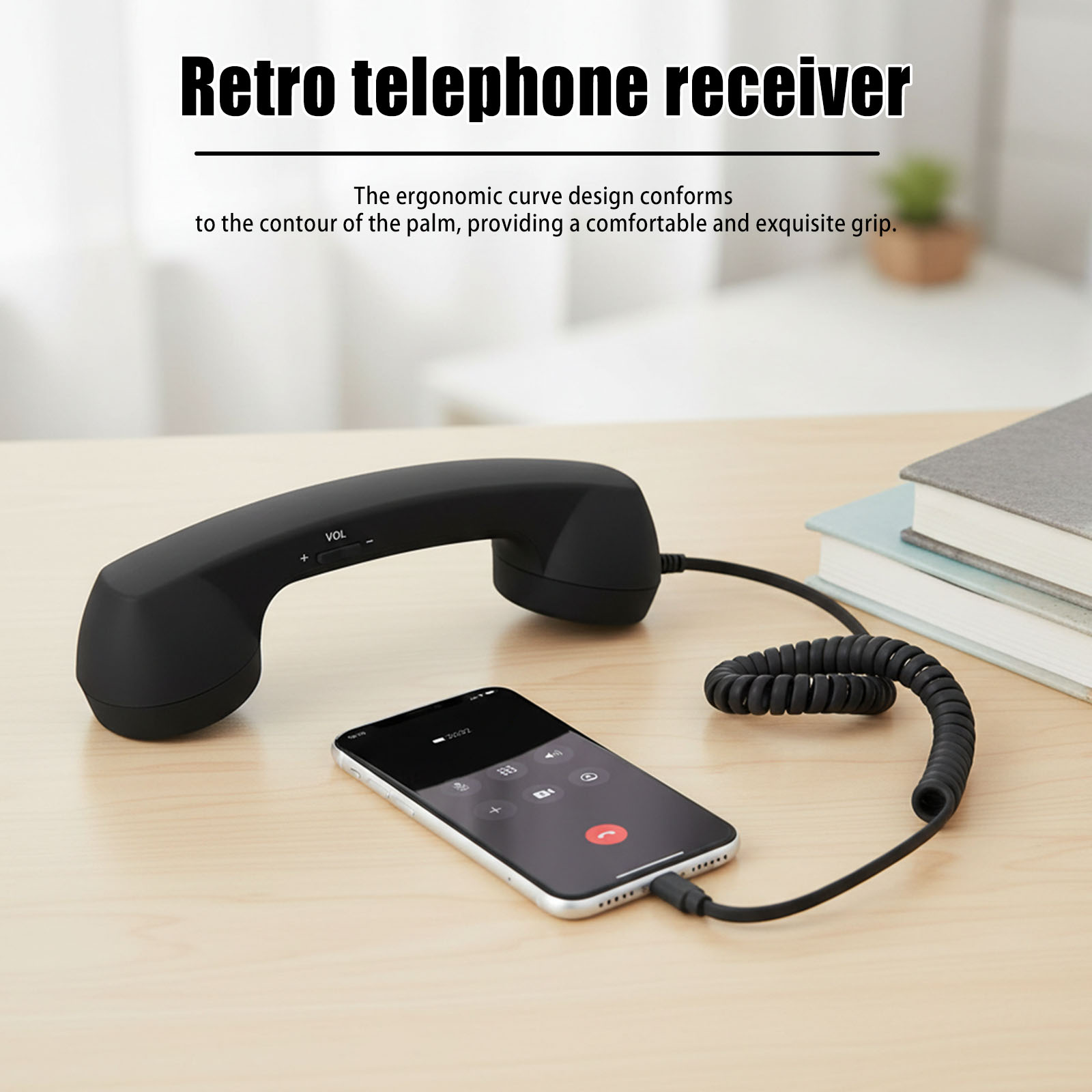 Fone de Telefone Retrô Ergonôm - Retro Handset Phone avaliação e preço