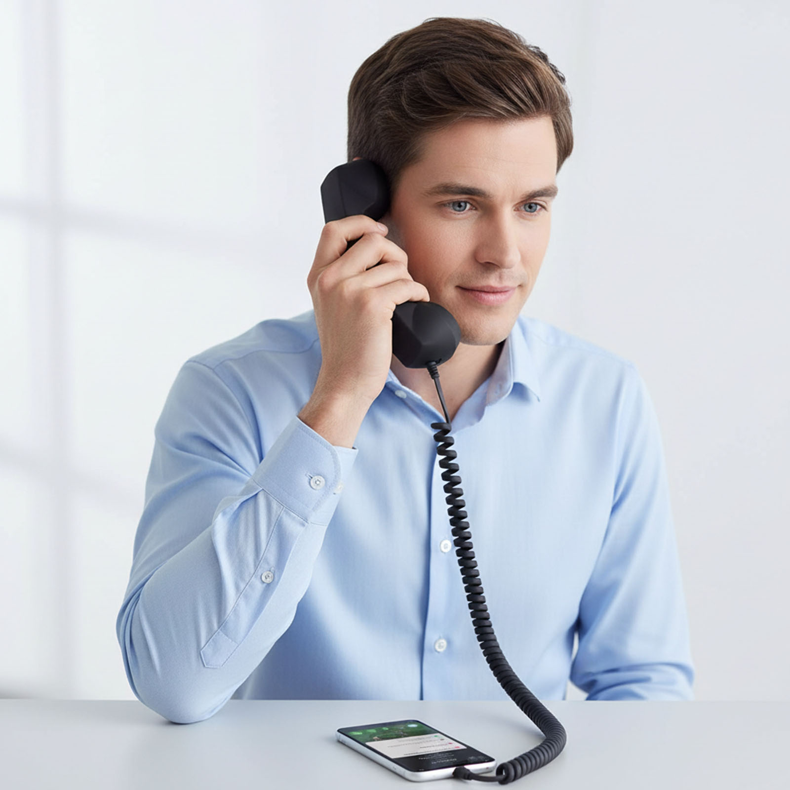 Fone de Ouvido Retrô Tipo-C pa - Retro Handset Phone avaliação e preço