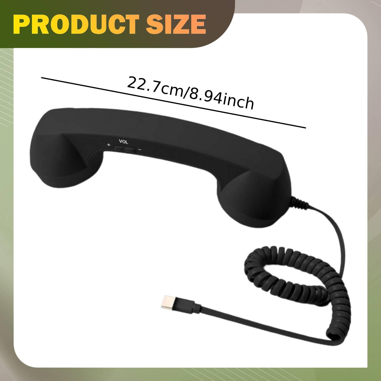 Telefone Retro com Fio em Plás - Retro Handset Phone avaliação e preço