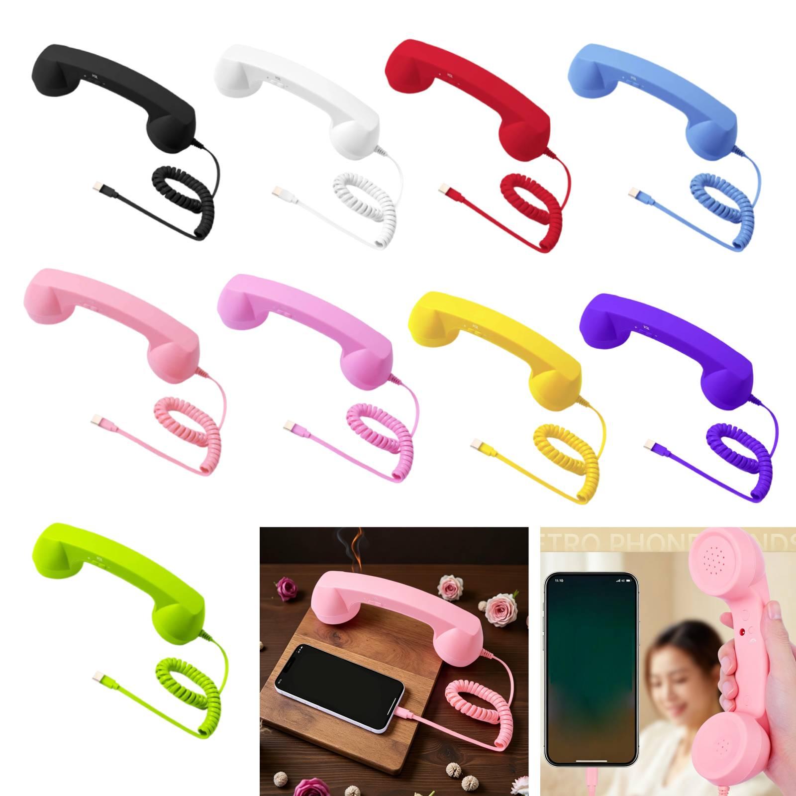 Telefone Retro com Fio em Plás - Retro Handset Phone avaliação e preço