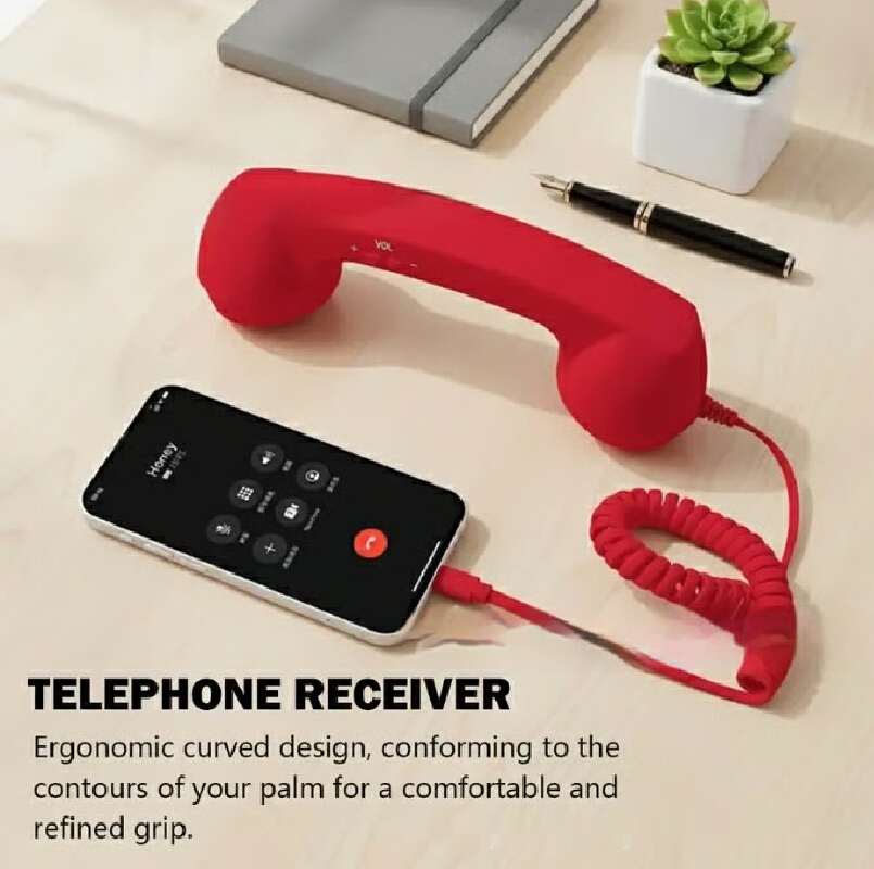 Aparelho telefônico retrô com  - Retro Handset Phone avaliação e preço