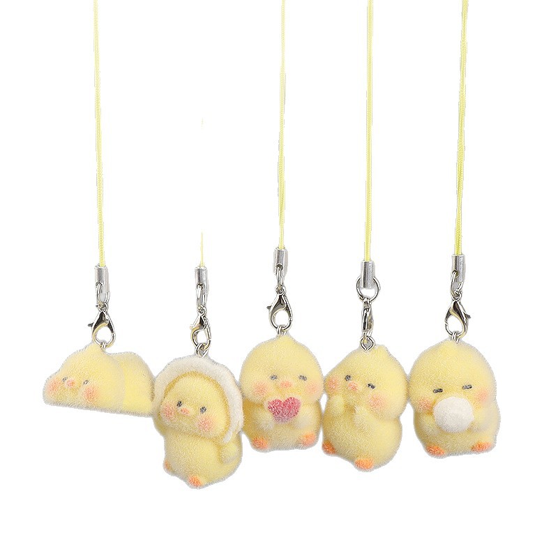 5 peças de pingente de patinho - Yellow Phone Accessories avaliação e preço