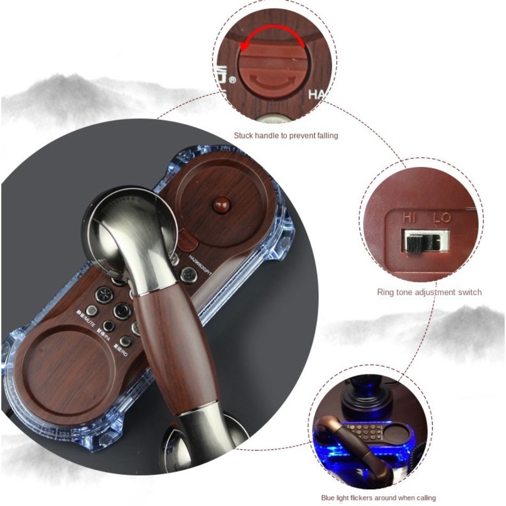 NOVO Telefone Fixo de Parede c - Retro Handset Phone avaliação e preço
