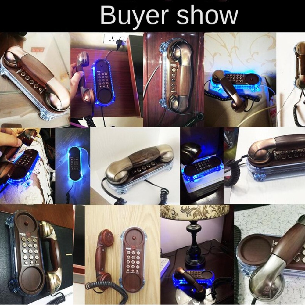 NOVO Telefone Fixo de Parede c - Retro Handset Phone avaliação e preço
