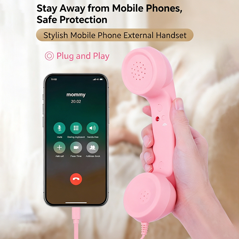 Fone de Ouvido Retrô Tipo-C co - Retro Handset Phone avaliação e preço