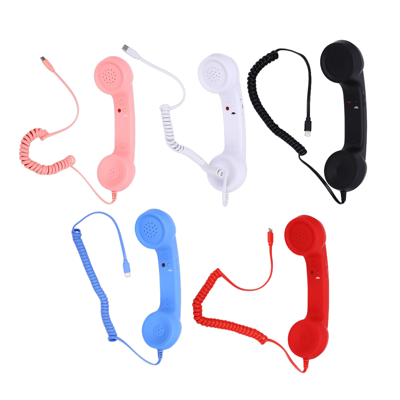 Telefone Retro com Fio Tipo C, - Retro Handset Phone avaliação e preço
