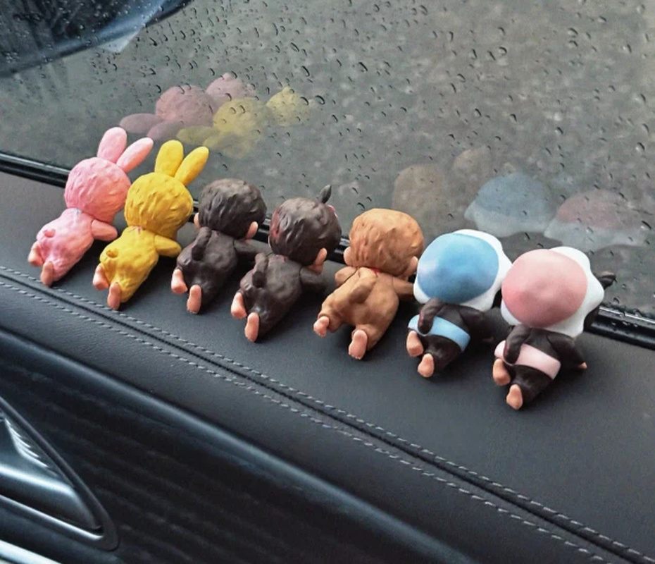 Figura de Anime Mengqiqi em Po - Phone Accessories Toys avaliação e preço